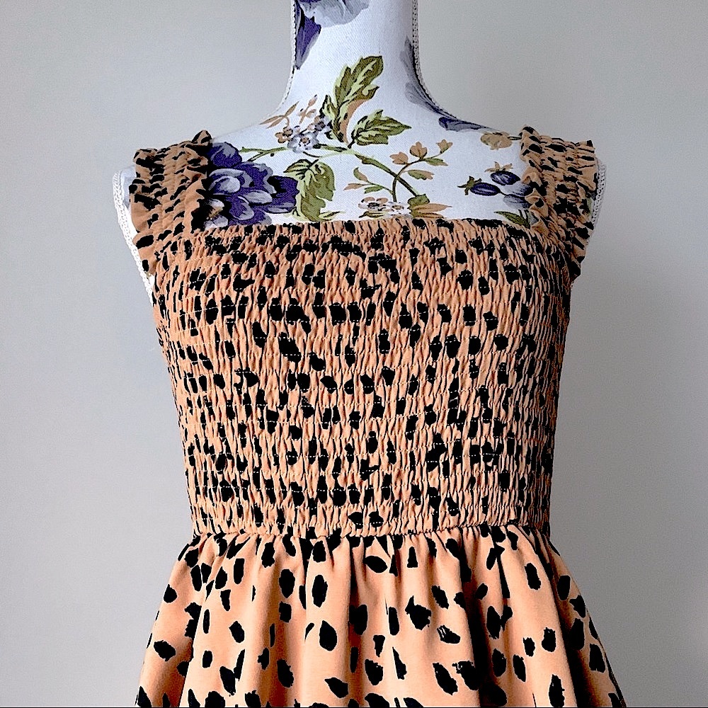 TUSSAH Women’s Sharni Animal Print Midi Dress Size 10 - Picture 2 of 15